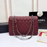 $98.00 USD Chanel AAA Quality Shoulder Bags In Silver For Women #1345979