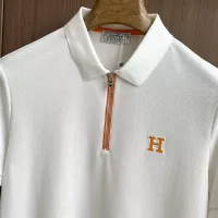 $100.00 USD Hermes T-Shirts Short Sleeved For Men #1346346