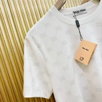 $80.00 USD MIU MIU T-Shirts Short Sleeved For Men #1346380