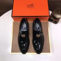 $92.00 USD Hermes Leather Shoes For Men #1347413