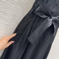 $80.00 USD Fendi Dresses Short Sleeved For Women #1347437