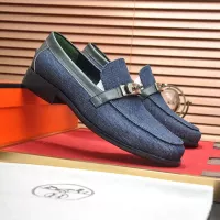 $98.00 USD Hermes Leather Shoes For Men #1347438