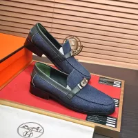 $98.00 USD Hermes Leather Shoes For Men #1347438
