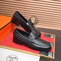 $98.00 USD Hermes Leather Shoes For Men #1347439