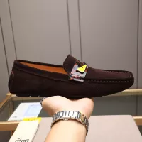 $80.00 USD Fendi Leather Shoes For Men #1347513