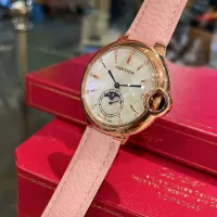 $108.00 USD Cartier AAA Quality Watches For Women #1347588