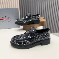 $130.00 USD Prada Leather Shoes For Men #1347966
