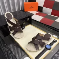 $64.00 USD Hermes Slippers For Men #1348352
