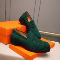 $85.00 USD Hermes Leather Shoes For Men #1348375