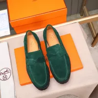 $85.00 USD Hermes Leather Shoes For Men #1348375