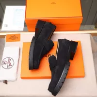 $85.00 USD Hermes Leather Shoes For Men #1348377