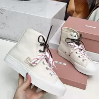 $96.00 USD MIU MIU High Tops Shoes For Women #1348500