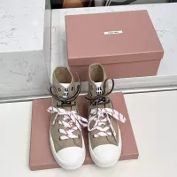 $96.00 USD MIU MIU High Tops Shoes For Women #1348501