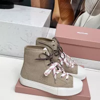 $96.00 USD MIU MIU High Tops Shoes For Women #1348501