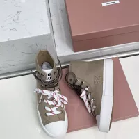 $96.00 USD MIU MIU High Tops Shoes For Women #1348501