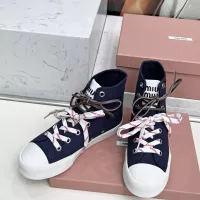 $96.00 USD MIU MIU High Tops Shoes For Women #1348502
