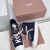 $96.00 USD MIU MIU High Tops Shoes For Women #1348502