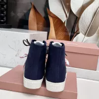 $96.00 USD MIU MIU High Tops Shoes For Women #1348502