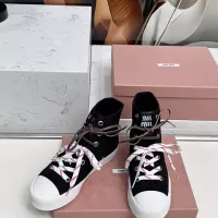 $96.00 USD MIU MIU High Tops Shoes For Women #1348503