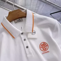 $92.00 USD Hermes T-Shirts Short Sleeved For Men #1349143