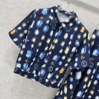 $155.00 USD Louis Vuitton LV Tracksuits Short Sleeved For Women #1350905