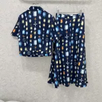 $155.00 USD Louis Vuitton LV Tracksuits Short Sleeved For Women #1350905