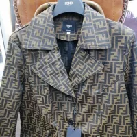 $105.00 USD Fendi Coat Long Sleeved For Women #1351036