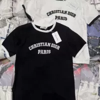 $48.00 USD Christian Dior T-Shirts Short Sleeved For Women #1351046