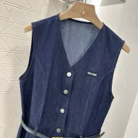 $76.00 USD MIU MIU Dresses Sleeveless For Women #1351077