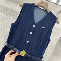 $76.00 USD MIU MIU Dresses Sleeveless For Women #1351077