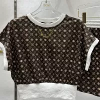 $80.00 USD Louis Vuitton LV Tracksuits Short Sleeved For Women #1351273