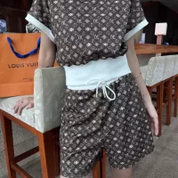 $80.00 USD Louis Vuitton LV Tracksuits Short Sleeved For Women #1351273
