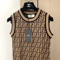 $98.00 USD Fendi Dresses Sleeveless For Women #1351417