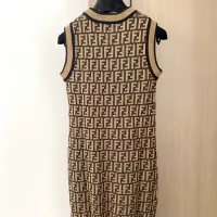 $98.00 USD Fendi Dresses Sleeveless For Women #1351417