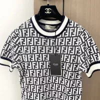$100.00 USD Fendi Dresses Short Sleeved For Women #1351421