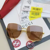 $64.00 USD Gucci AAA Quality Sunglasses #1352444