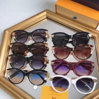 $64.00 USD Louis Vuitton AAA Quality Sunglasses #1352511
