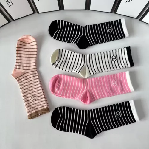 Replica Chanel Socks #1352872 $29.00 USD for Wholesale
