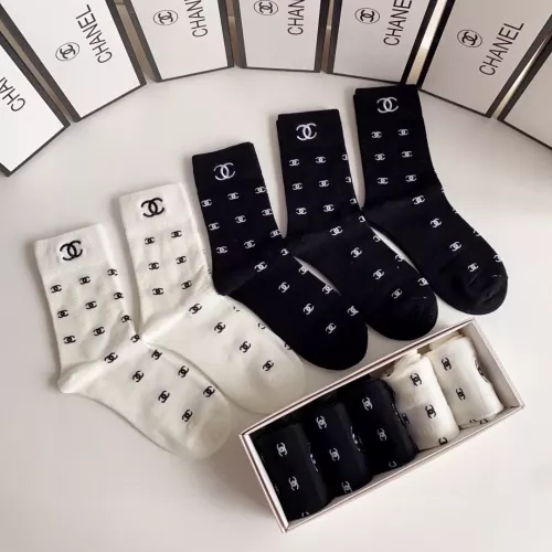 Replica Chanel Socks #1352874 $29.00 USD for Wholesale