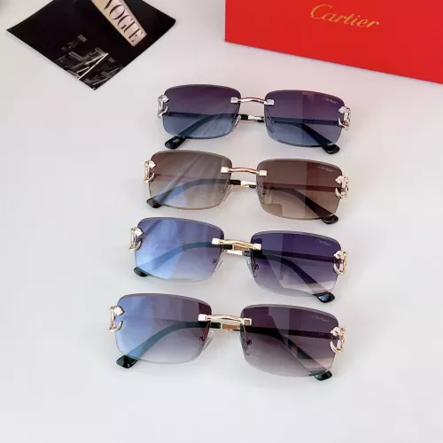 Replica Cartier AAA Quality Sunglassess #1353018 $48.00 USD for Wholesale