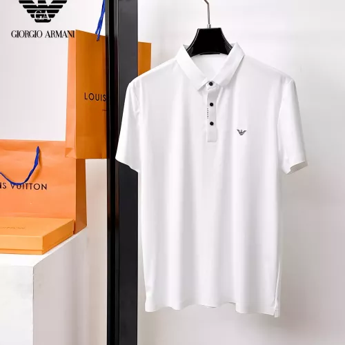 Armani T-Shirts Short Sleeved For Men #1353731