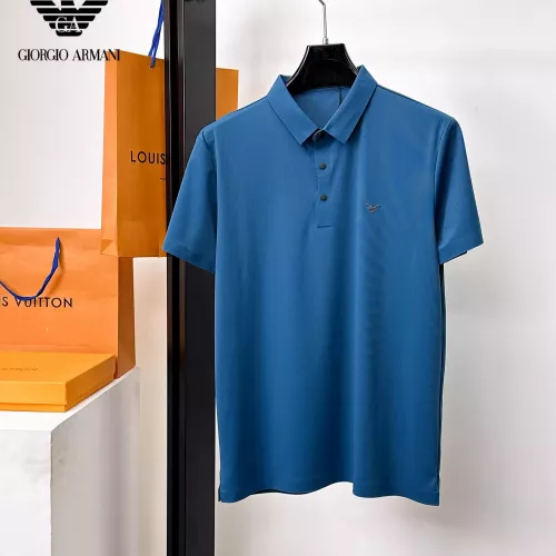 Armani T-Shirts Short Sleeved For Men #1353732