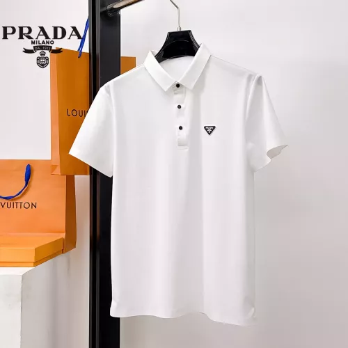 Prada T-Shirts Short Sleeved For Men #1353773