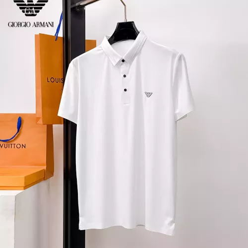 Armani T-Shirts Short Sleeved For Men #1353794