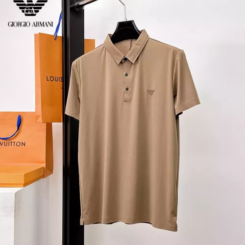 Armani T-Shirts Short Sleeved For Men #1353796