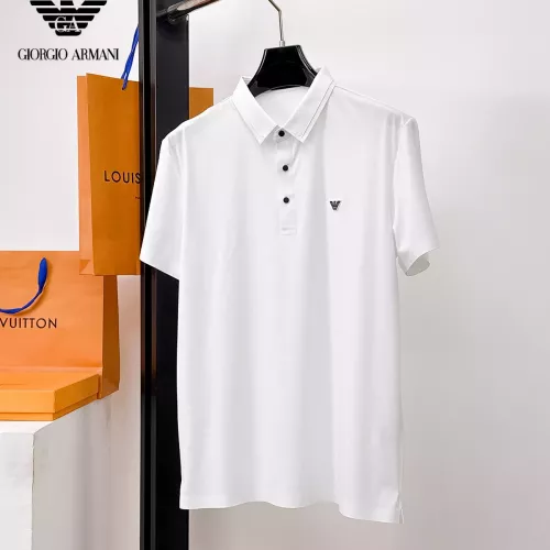 Armani T-Shirts Short Sleeved For Men #1353798