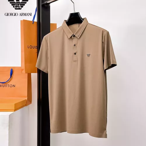 Armani T-Shirts Short Sleeved For Men #1353800