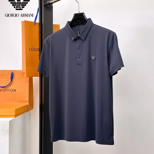 Armani T-Shirts Short Sleeved For Men #1353801