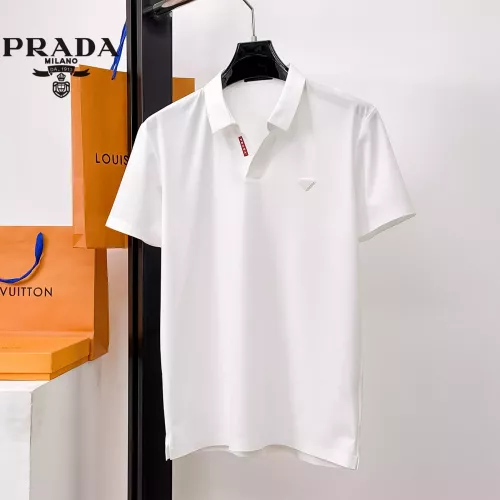 Prada T-Shirts Short Sleeved For Men #1353803