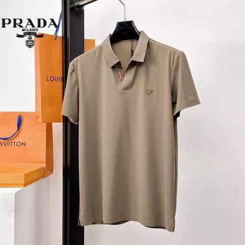 Prada T-Shirts Short Sleeved For Men #1353804